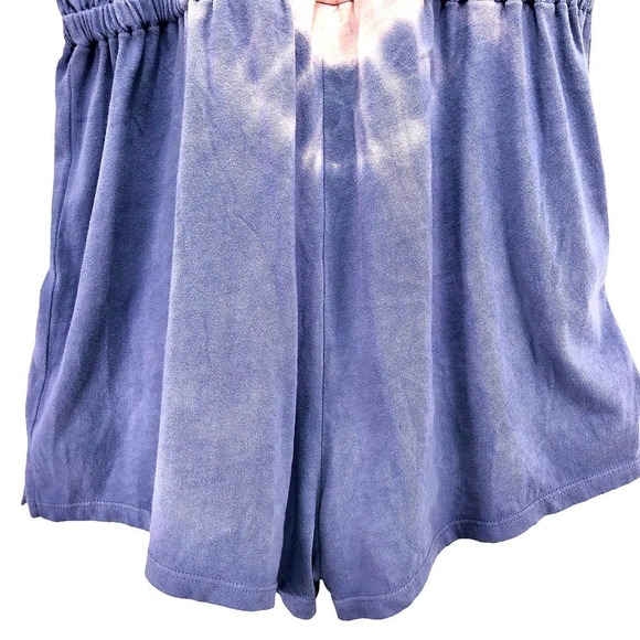 Wildfox Edelweiss Tie Dye Halter Neck Sleeveless Romper Back Keyhole Small NWT - Picture 8 of 11